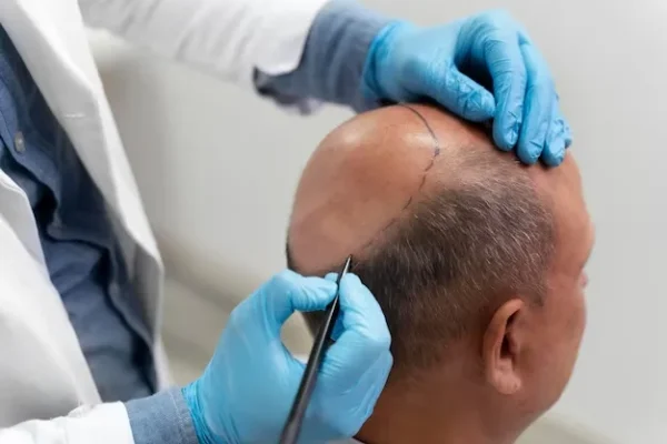 عملية زراعة الشعر بتقنية السفير